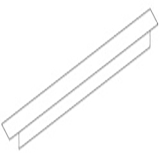 Steun voor GN bakken in bain-marie 530 mm Steun voor GN bakken in bain-marie 530 mm