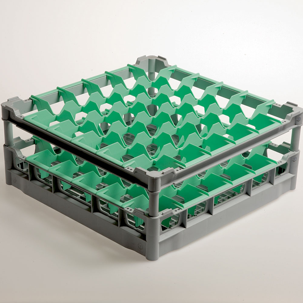 Mand 36 glazen Ø 73 mm, h165, Polyprop. Mand 36 glazen Ø 73 mm, h165, Polyprop.