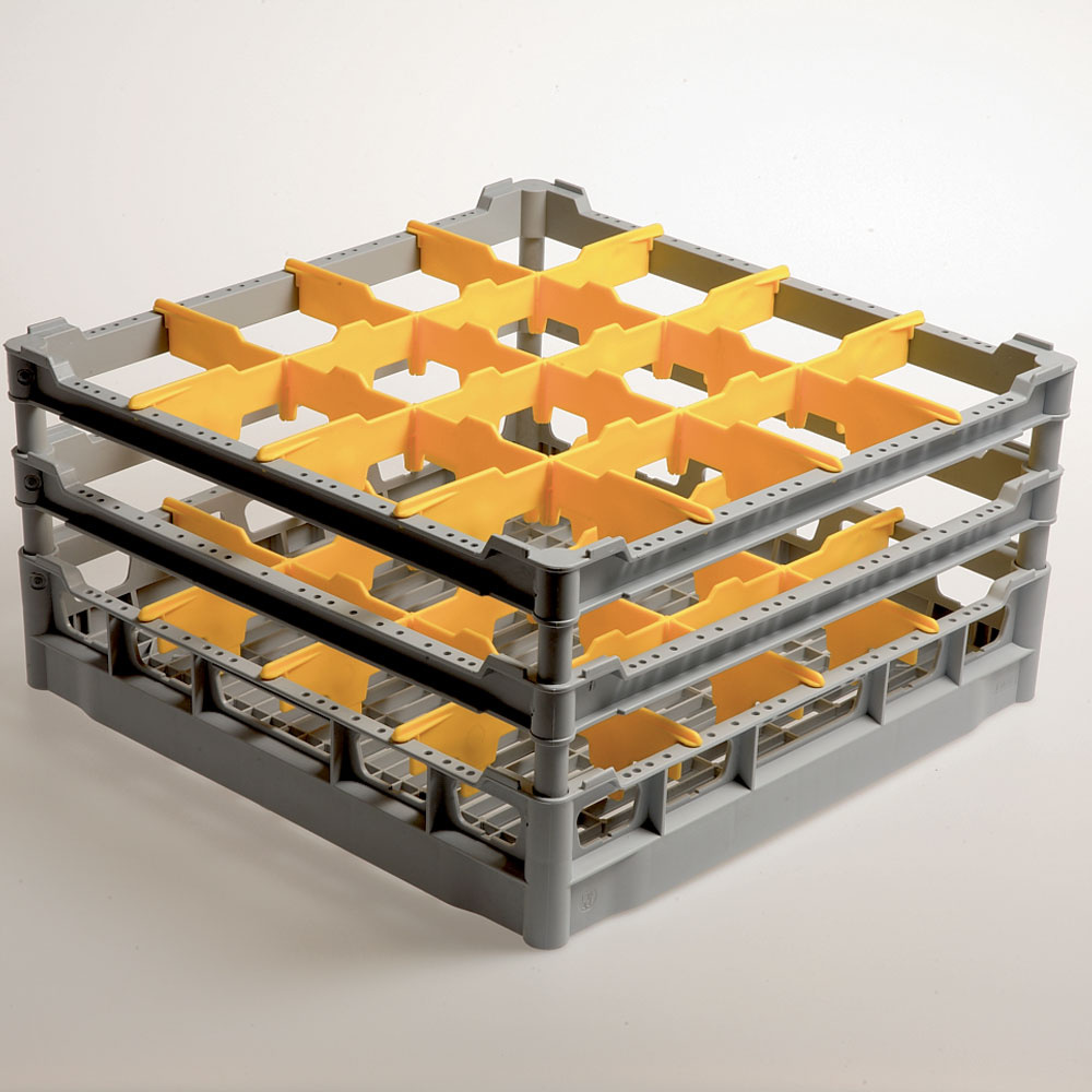 Mand 16 glazen Ø 113 mm, h210, Polyp. Mand 16 glazen Ø 113 mm, h210, Polyp.