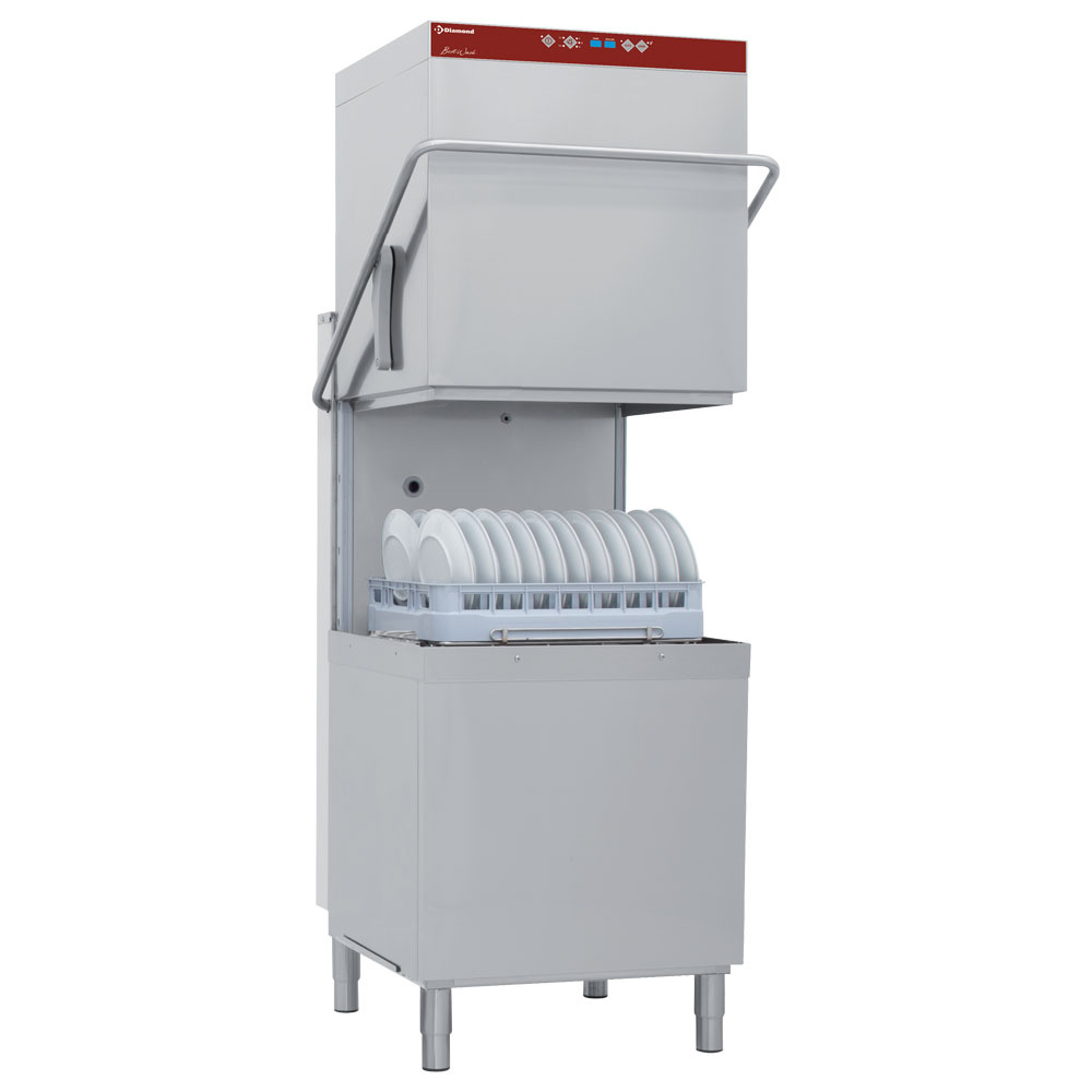 Vaat- & pottenwasser, mand 600x500 mm + Waterverzachter in continu Vaat- & pottenwasser, mand 600x500 mm + Waterverzachter in continu