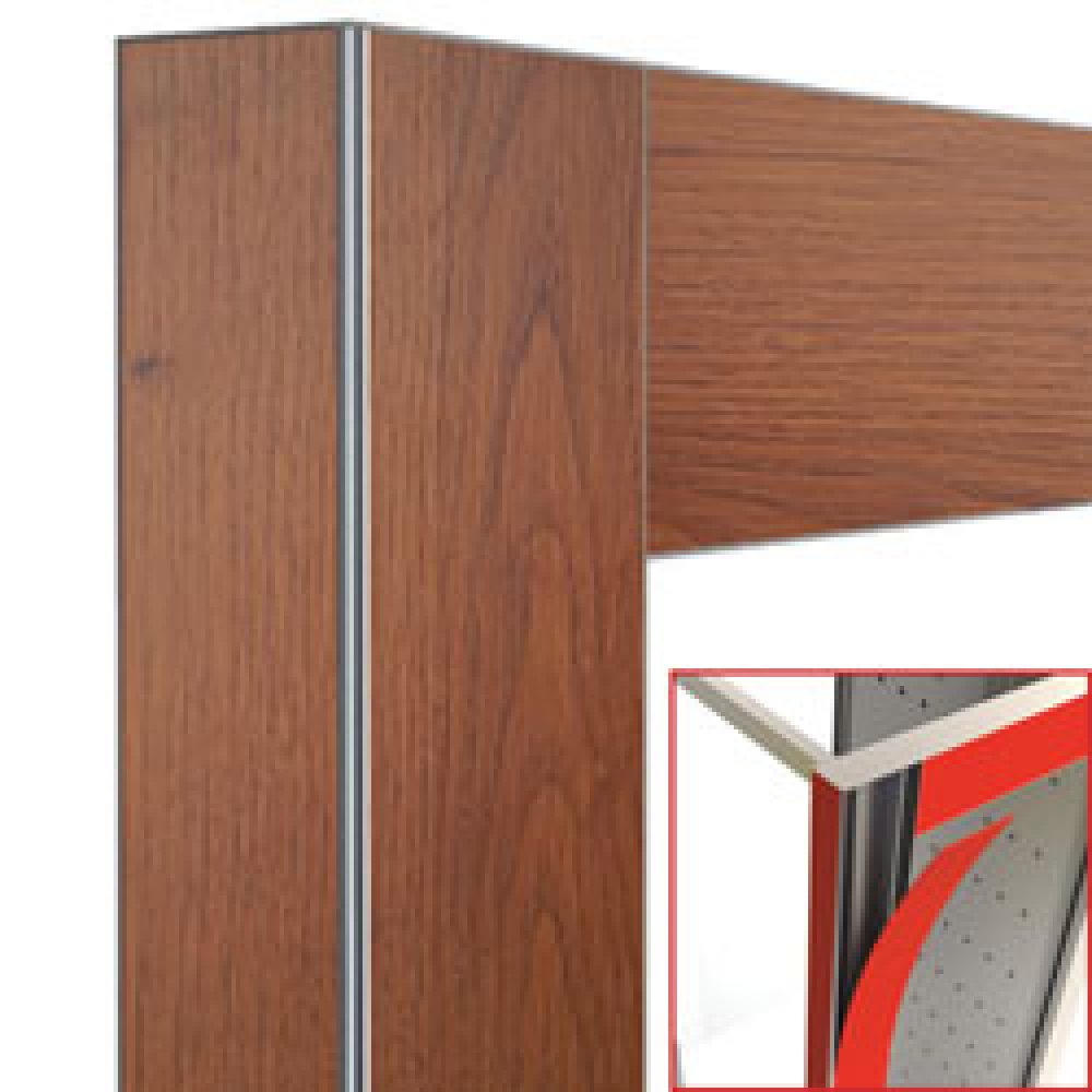 Deco vitrine 530Lt. Eik - magnetisch Deco vitrine 530Lt. Eik - magnetisch