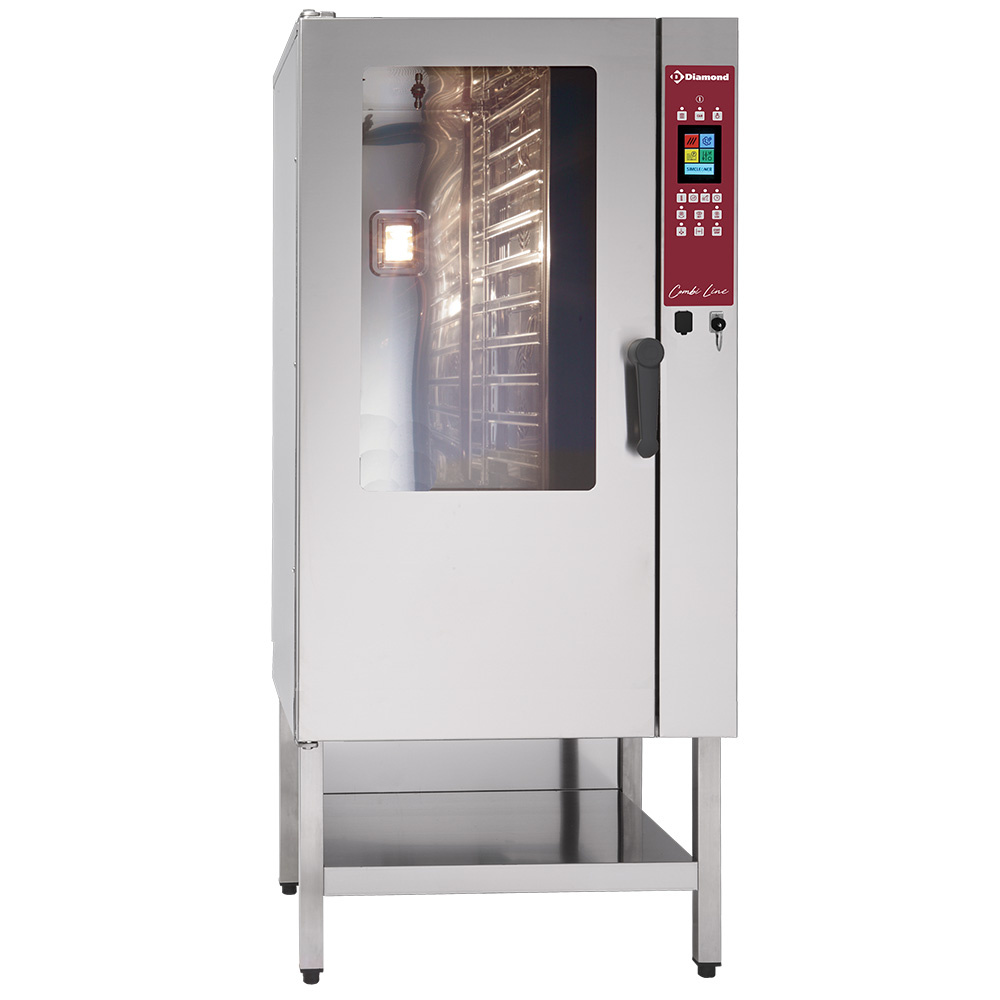TOUCH SCREEN elektrische stoom/convectieoven, 15x GN 1/1 - AUTO-CLEANING TOUCH SCREEN elektrische stoom/convectieoven, 15x GN 1/1 - AUTO-CLEANING
