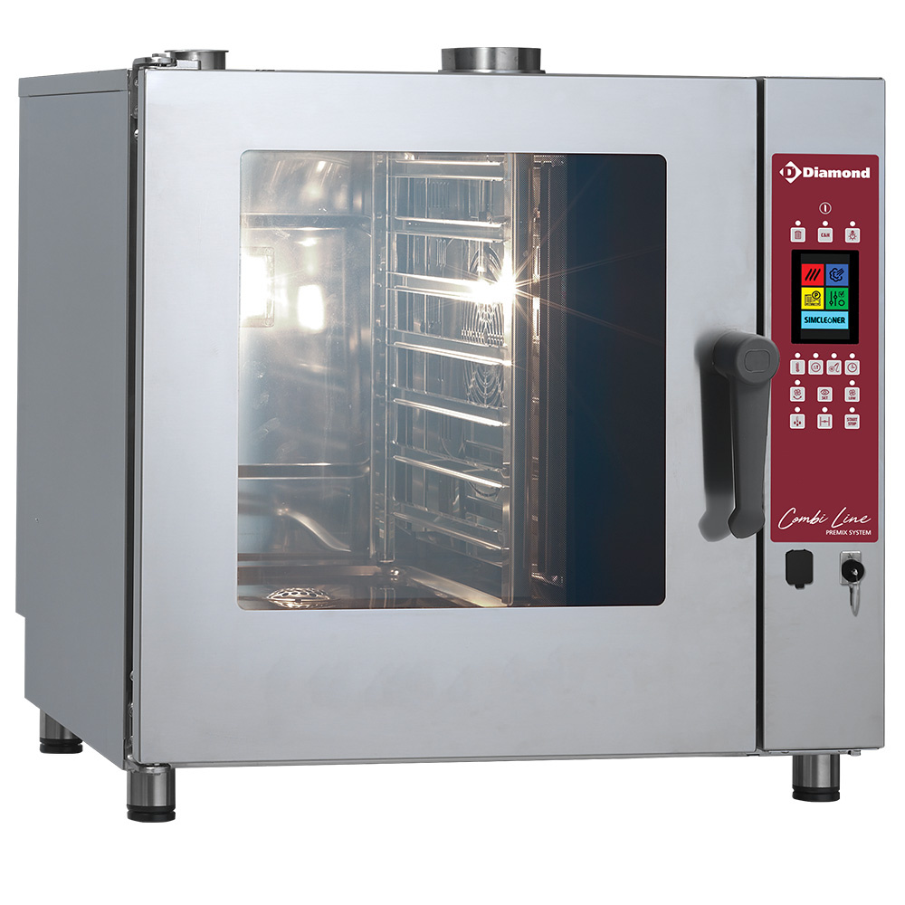 TOUCH SCREEN oven gas stoom/convectieoven, 7x GN 1/1 - AUTO-CLEANING TOUCH SCREEN oven gas stoom/convectieoven, 7x GN 1/1 - AUTO-CLEANING