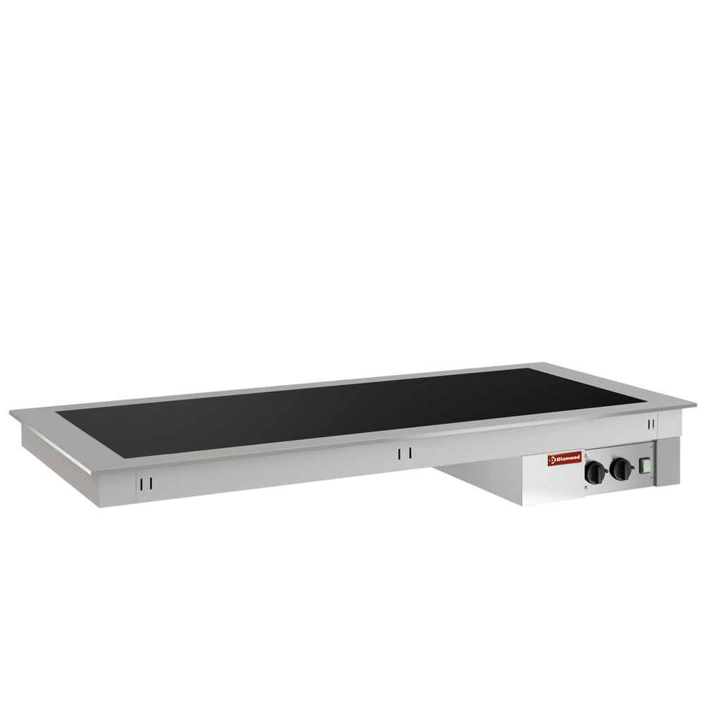 Vitrokeramisch bakplaatelement 2x GN 1/1 Vitrokeramisch bakplaatelement 2x GN 1/1