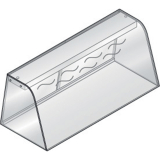 Vitrine met verlichtingselement (met weerstand) gesloten, met schuifdeuren Vitrine met verlichtingselement (met weerstand) gesloten, met schuifdeuren