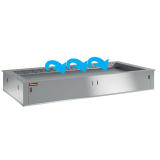 Gekoeld Topelement, Geventileerd, 3x GN 1/1 (zonder Waterdicht Eenheid)