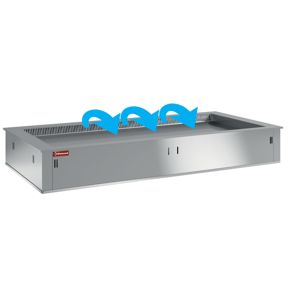 Gekoeld topelement, geventileerd, 5x GN 1/1 (zonder waterdicht eenheid) Gekoeld topelement, geventileerd, 5x GN 1/1 (zonder waterdicht eenheid)