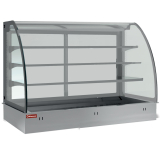 Topelement en gesloten uitstalvitrine 3 niveau's, gekoeld, geventileerd, 4x GN 1/1 (zonder waterdicht eenheid) Topelement en gesloten uitstalvitrine 3 niveau's, gekoeld, geventileerd, 4x GN 1/1 (zonder waterdicht eenheid)