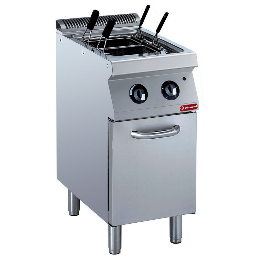 Elektrische pastakoker, 24,5 liter op kast, zonder mand Elektrische pastakoker, 24,5 liter op kast, zonder mand