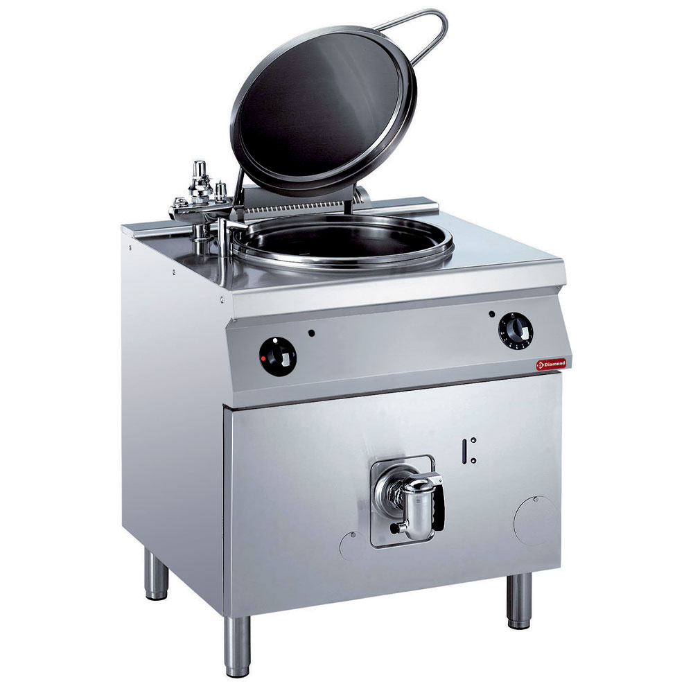 Ronde elektrische kookketel 60 liter, indirecte verwarming Ronde elektrische kookketel 60 liter, indirecte verwarming