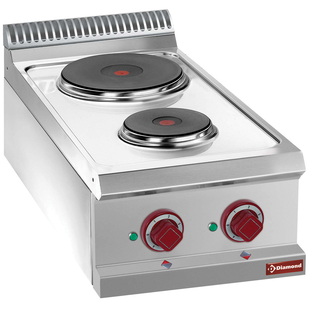 Elektrische kookplaat 2 ronde platen -Top- Elektrische kookplaat 2 ronde platen -Top-