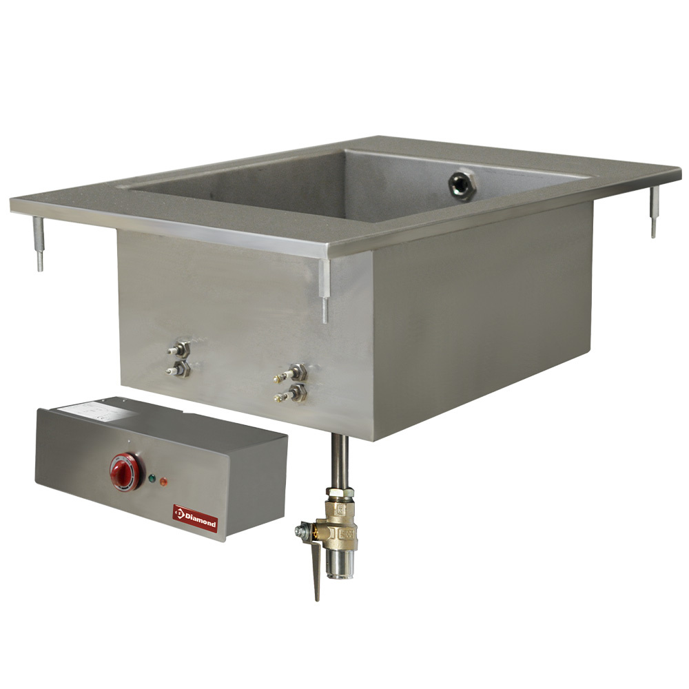 Bain-marie - elektrisch GN 1/1, inbouw Bain-marie - elektrisch GN 1/1, inbouw