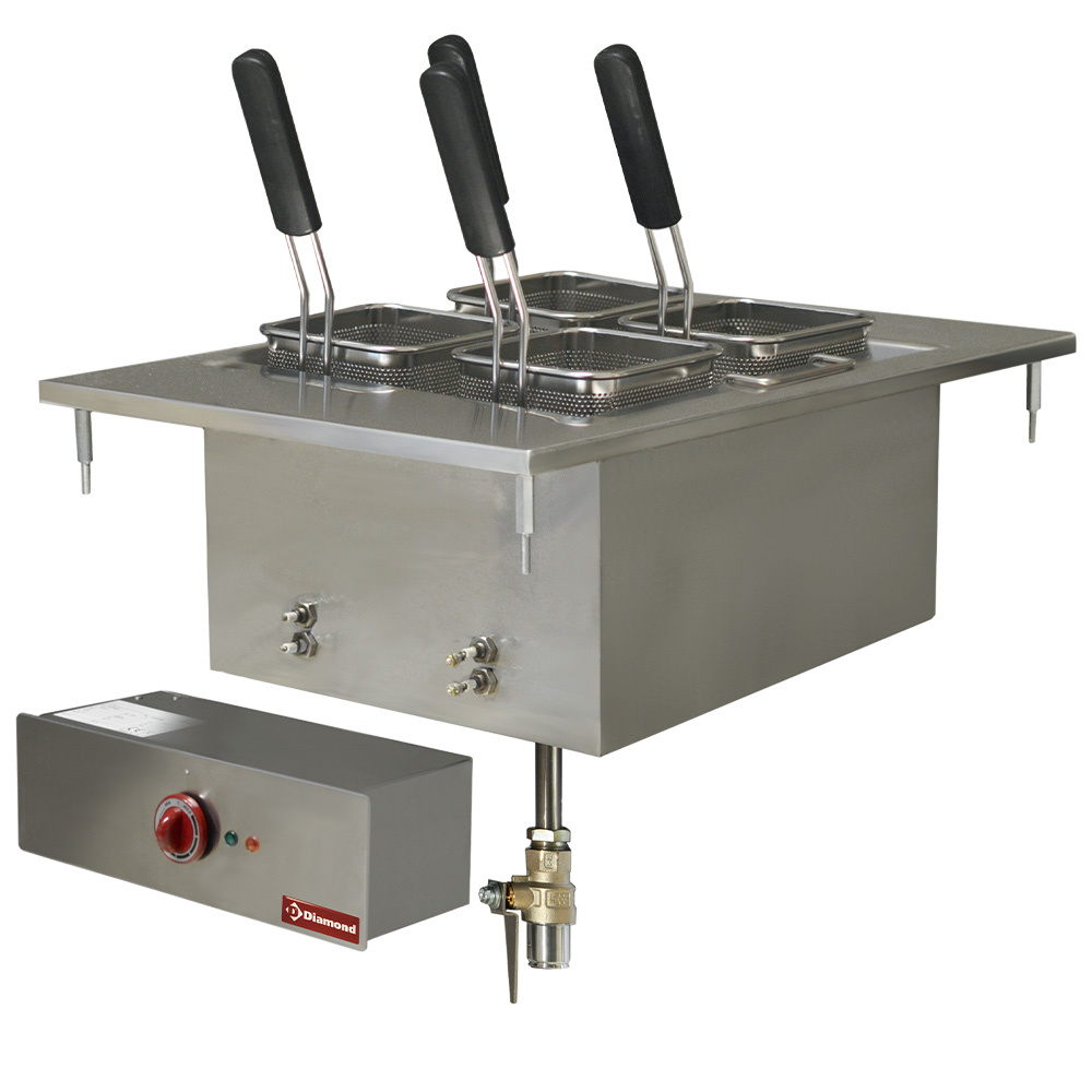 Pastakoker elektrisch, 20 liters, inbouw Pastakoker elektrisch, 20 liters, inbouw