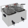 Elektrische friteuse tafelmodel 2x 8 liter + aftapkraan Elektrische friteuse tafelmodel 2x 8 liter + aftapkraan
