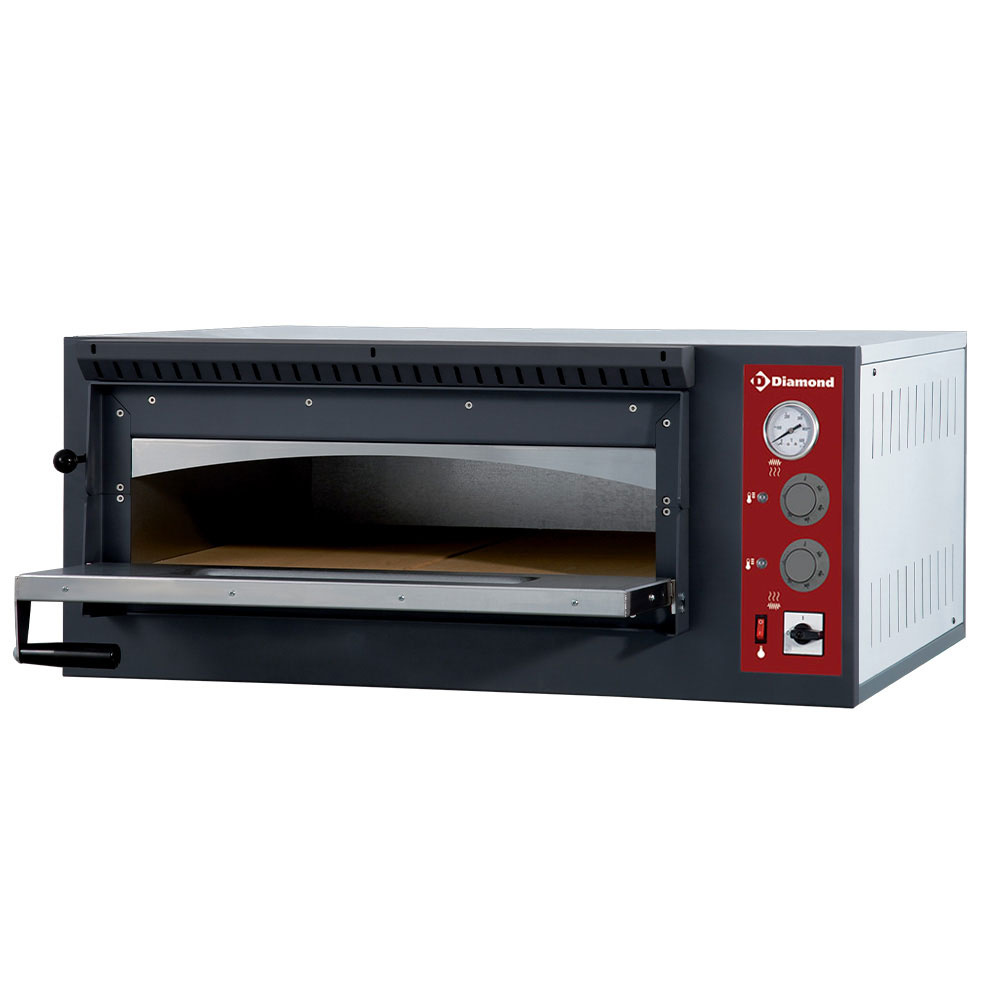 Elektrische oven 4 pizza's, 1 kamer Elektrische oven 4 pizza's, 1 kamer
