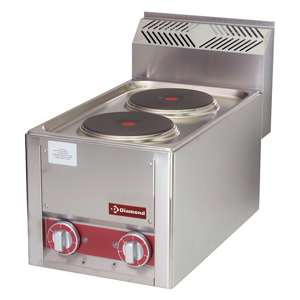 Elektrisch kookfornuis 2 platen, -Top- Elektrisch kookfornuis 2 platen, -Top-