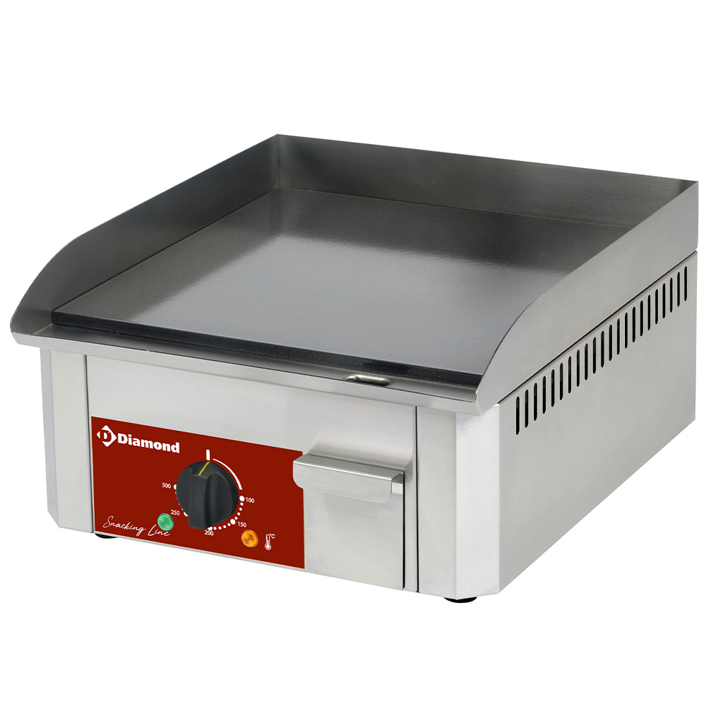 Elektrische bakplaat, geëmailleerd oppervlak Elektrische bakplaat, geëmailleerd oppervlak