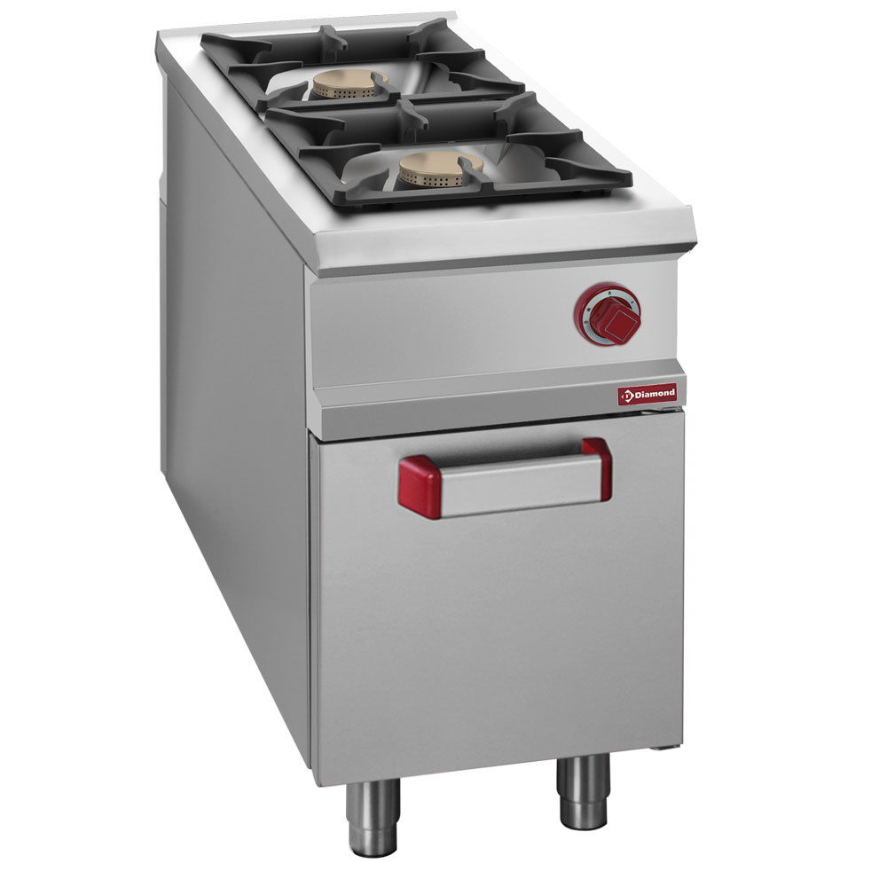 Gasfornuis met 2 branders, kast - PASS-THROUGH Gasfornuis met 2 branders, kast - PASS-THROUGH