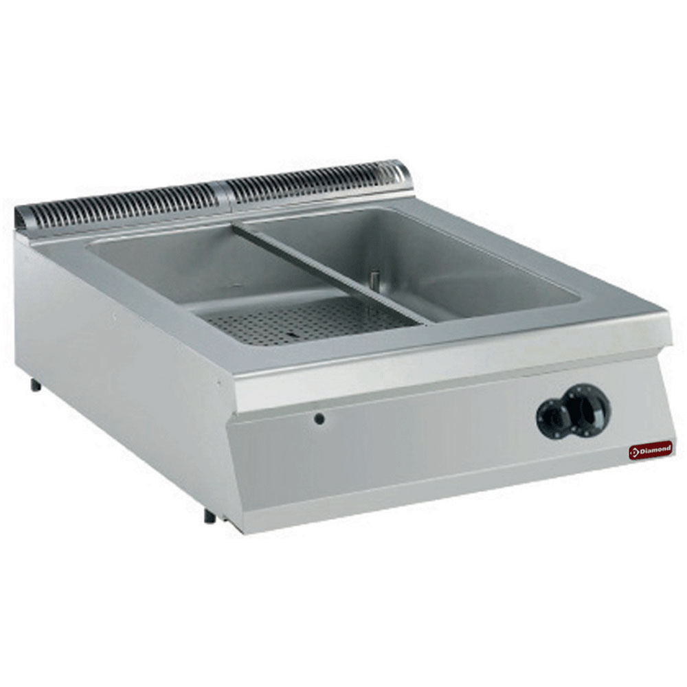 Gasbain-marie, 8 GN 1/3 h150 mm -TOP- Gasbain-marie, 8 GN 1/3 h150 mm -TOP-