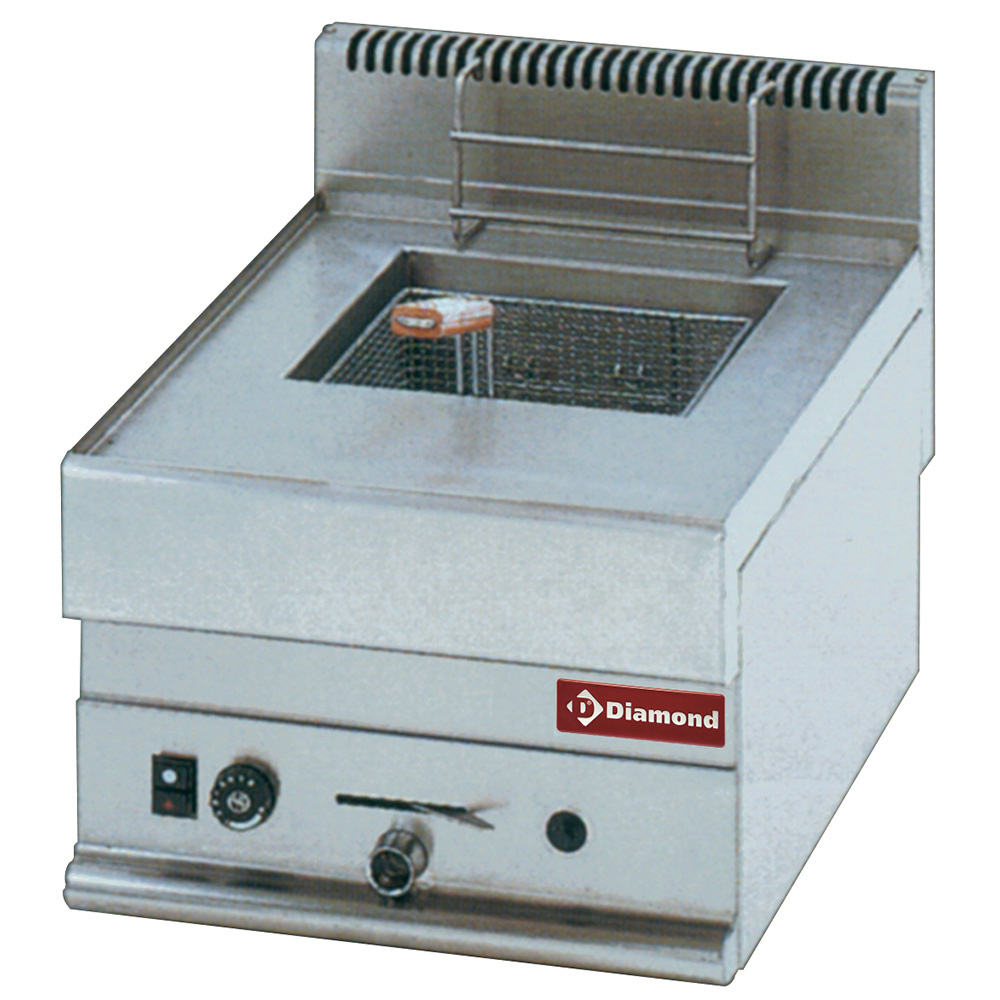 Gasfriteuse 1 kuip van 8 liter -Top- Gasfriteuse 1 kuip van 8 liter -Top-