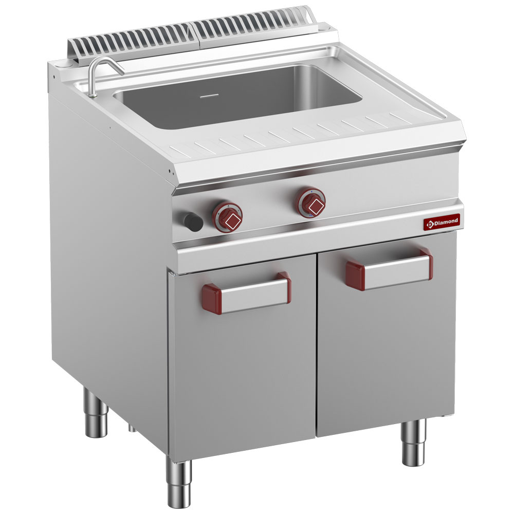 Gaspastakoker 1 kuip 40 liter (zonder mander), op kast Gaspastakoker 1 kuip 40 liter (zonder mander), op kast