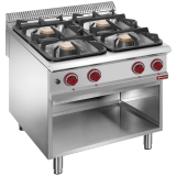 Gasfornuis Met 4 Branders op Open Kast