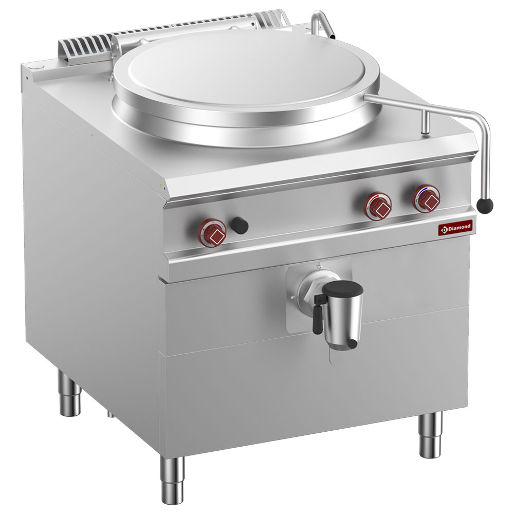 Gaskookketel direkte verwarming, 100 liter, op meubel Gaskookketel direkte verwarming, 100 liter, op meubel