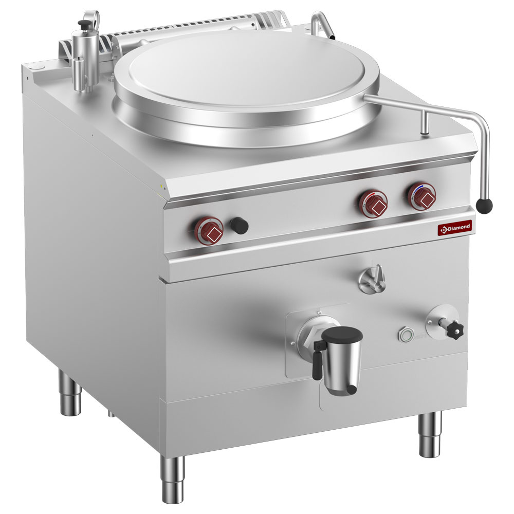 Gaskookketel indirekte verwarming, 150 liter, op meubel Gaskookketel indirekte verwarming, 150 liter, op meubel