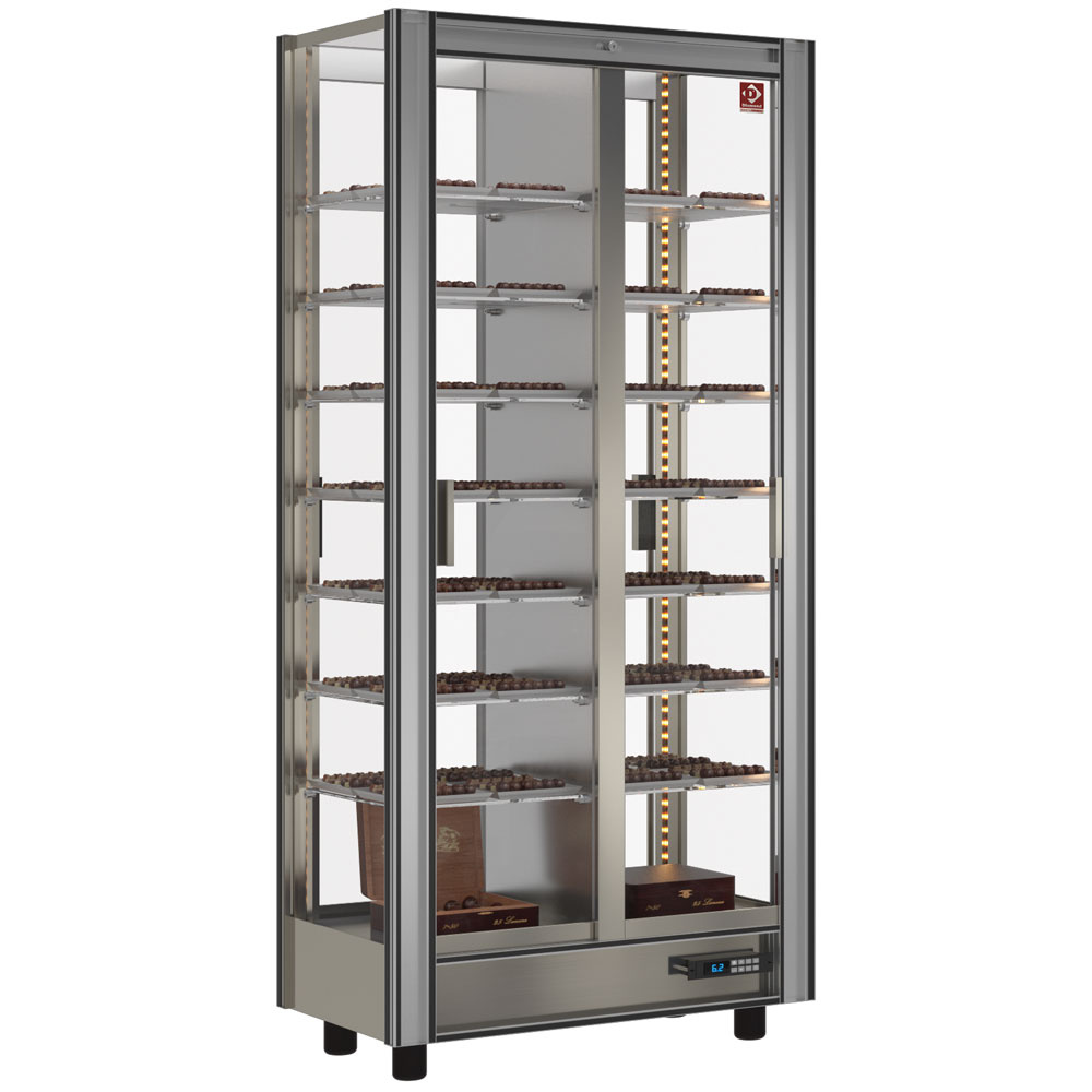 Gekoelde chocolade vitrine Lt. 530 - Doorgeef - Moduleerbaar Gekoelde chocolade vitrine Lt. 530 - Doorgeef - Moduleerbaar