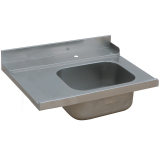 Verbindingstafel met voorwaskuip Verbindingstafel met voorwaskuip