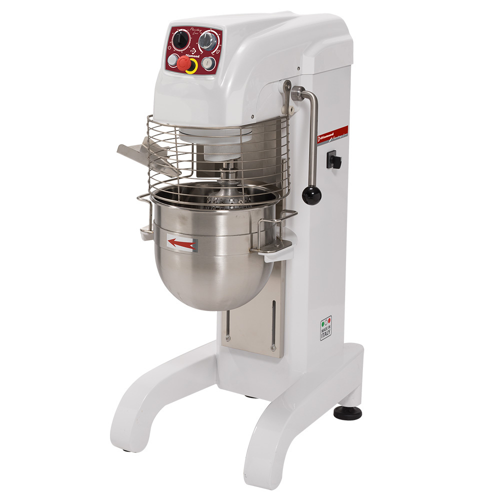 Klopper-menger, hoge basis, 20 liter, variabele snelheid. Klopper-menger, hoge basis, 20 liter, variabele snelheid.