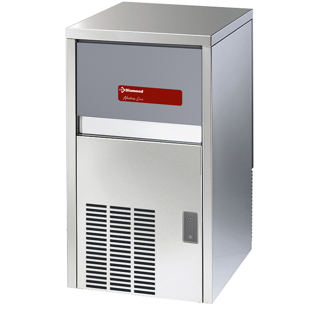 Volle ijsblokjesmachine 29 kg, met reserve - WATER Volle ijsblokjesmachine 29 kg, met reserve - WATER