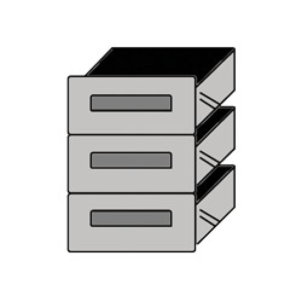 Optie: dubbele lade 1/3 x 3, gekoelde reserve toonbank Optie: dubbele lade 1/3 x 3, gekoelde reserve toonbank