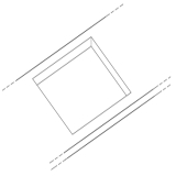 Optie: snit Top neutrale toonbank (van 1000 tot 1500mm) voor DROP-IN