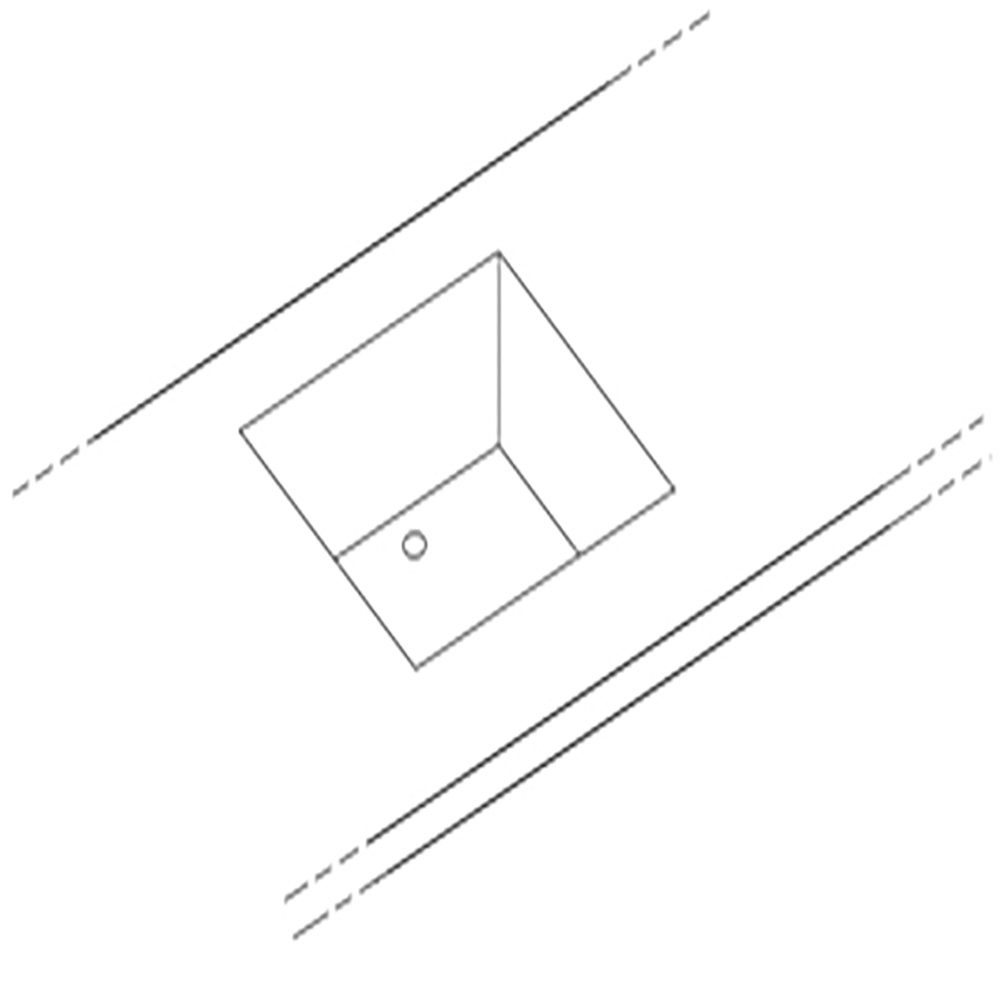 Optie: spoelbak 400x400xH200mm, toonbank of meubel achterzijde (1stuk) Optie: spoelbak 400x400xH200mm, toonbank of meubel achterzijde (1stuk)