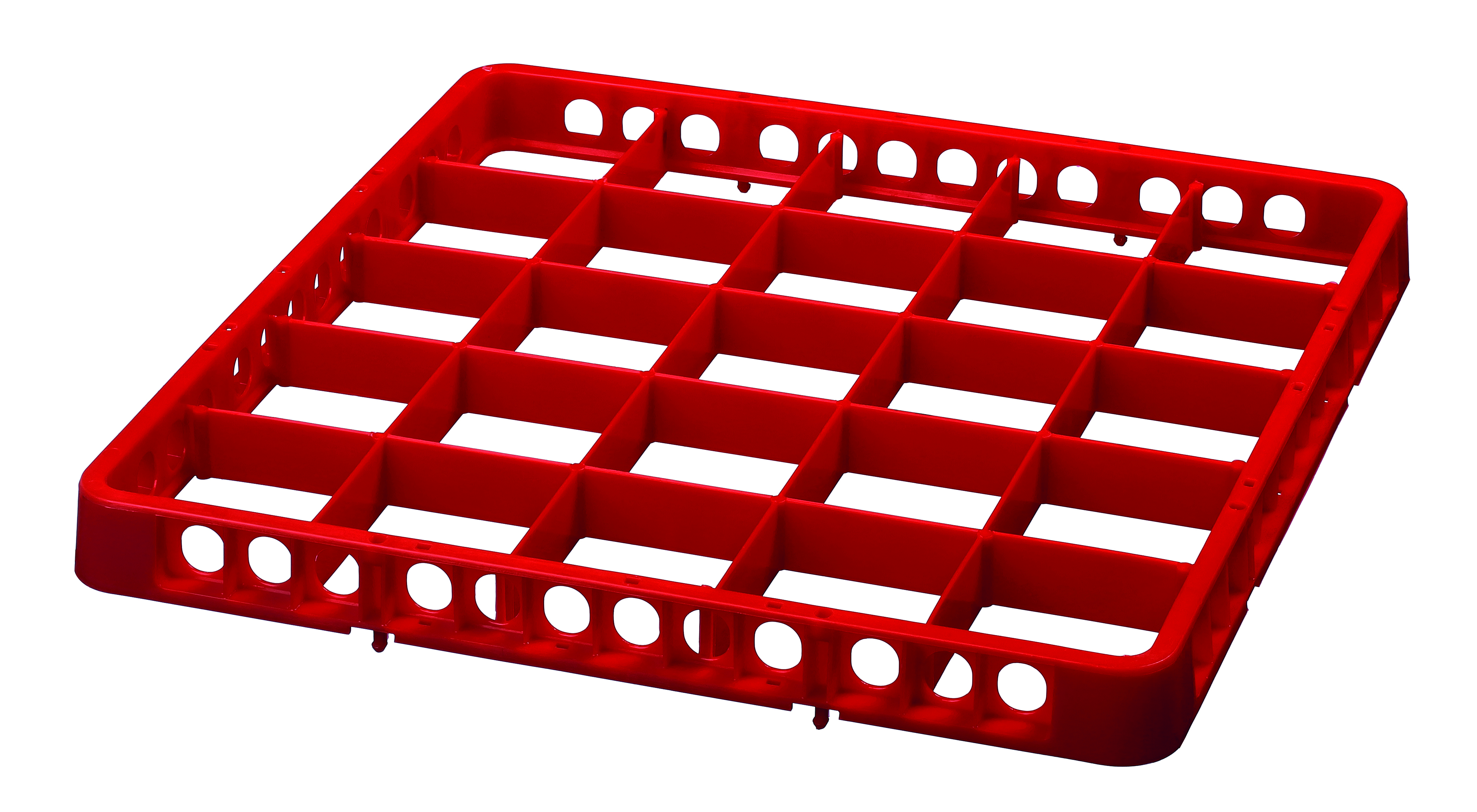 Frame 25 vakken, 45 mm hoog, rood Frame 25 vakken, 45 mm hoog, rood