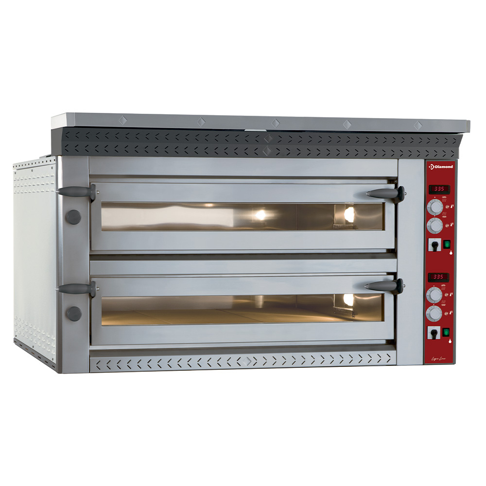 Elektrische pizza-oven, 2x 9 pizza's Ø 350 mm Elektrische pizza-oven, 2x 9 pizza's Ø 350 mm