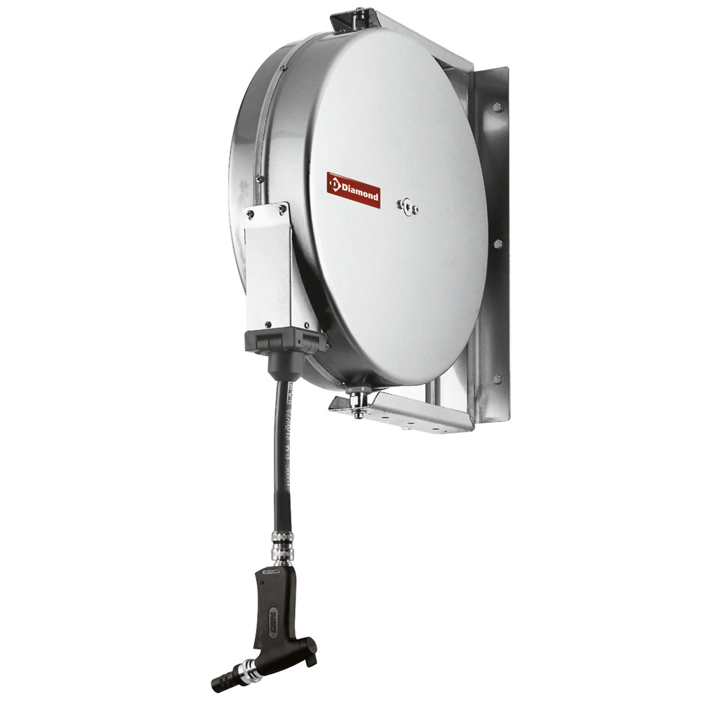 Reinigingshaspel, automatische oproller 15 Mt Reinigingshaspel, automatische oproller 15 Mt