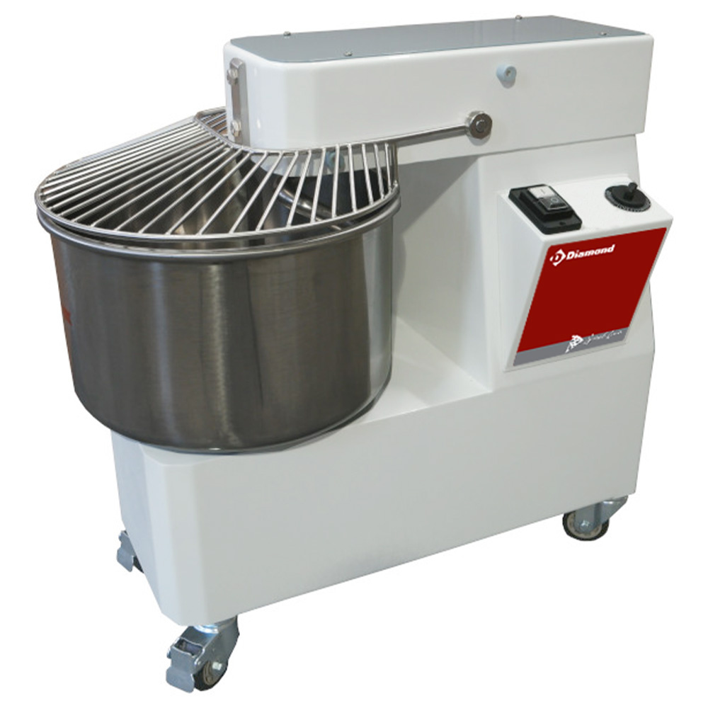 Spiraalkneder 22 Liters, timer, op wielen Spiraalkneder 22 Liters, timer, op wielen