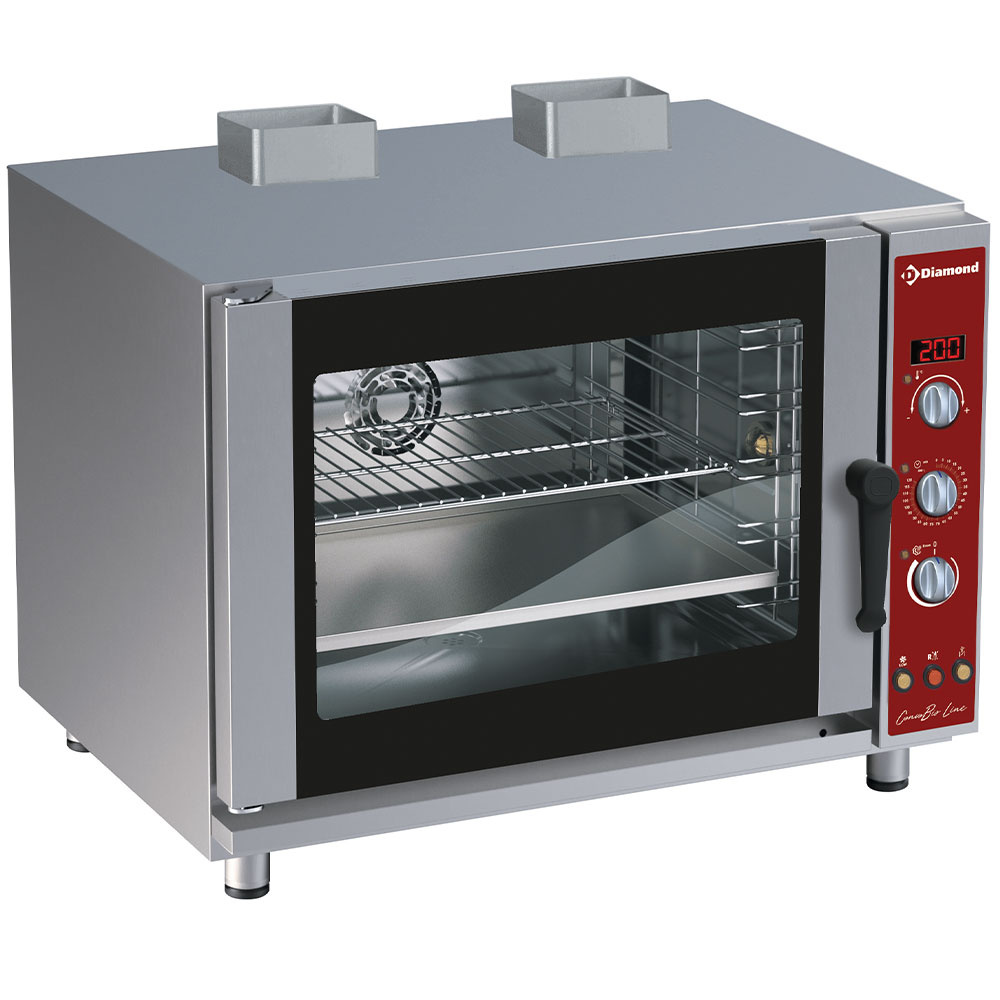 Convectie oven op gas, 5x EN(GN) automatische bevochtiger Convectie oven op gas, 5x EN(GN) automatische bevochtiger