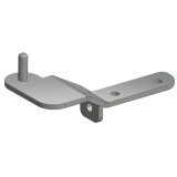 Omkeerbaarheidsset, scharnier linksonder Omkeerbaarheidsset, scharnier linksonder