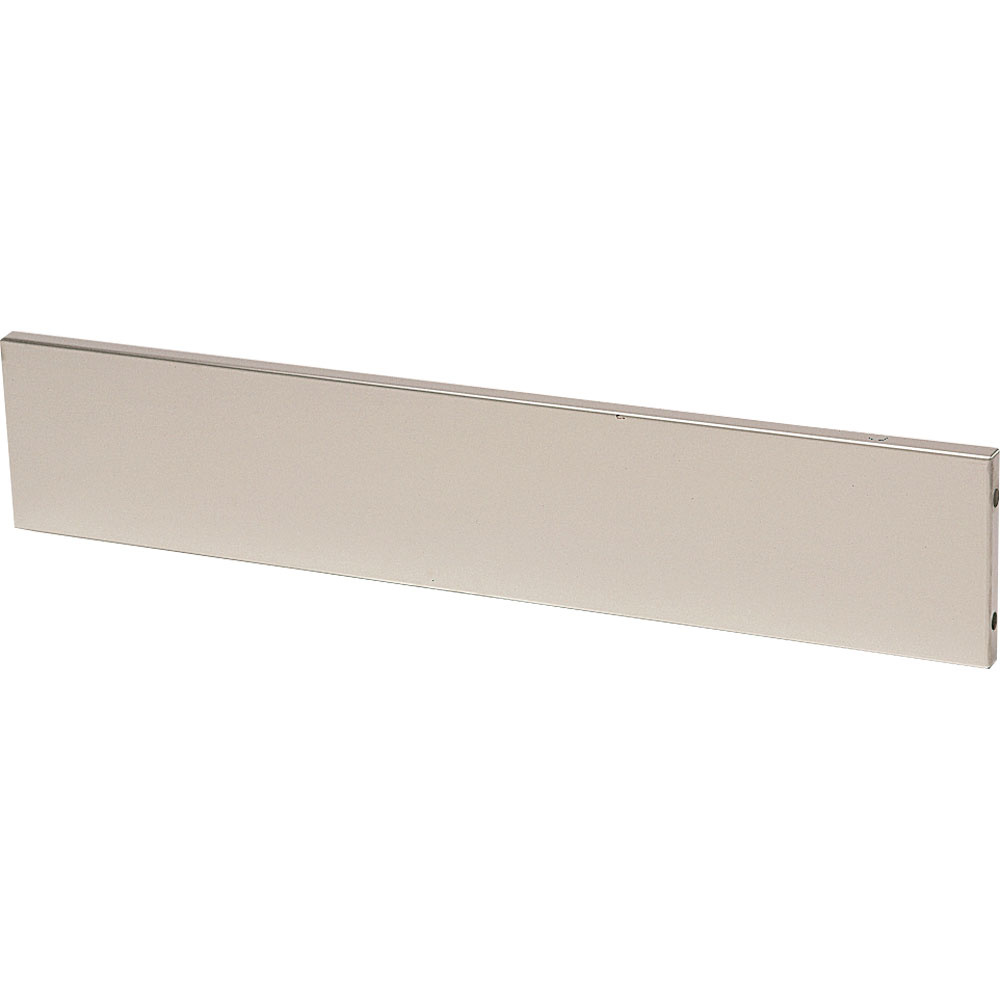 Zijdelingse plint in R.V.S. Zijdelingse plint in R.V.S.