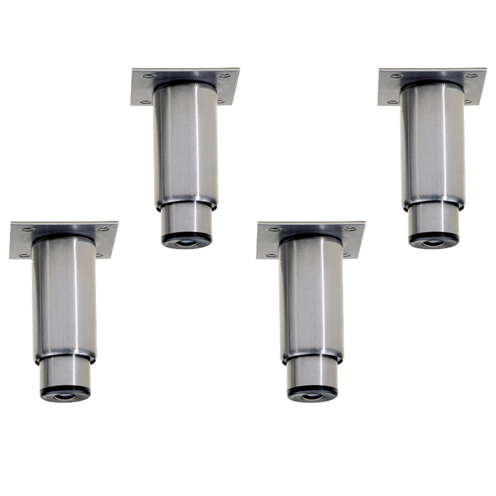 Kit van 4 regelbare poten in RVS voor kasten Kit van 4 regelbare poten in RVS voor kasten