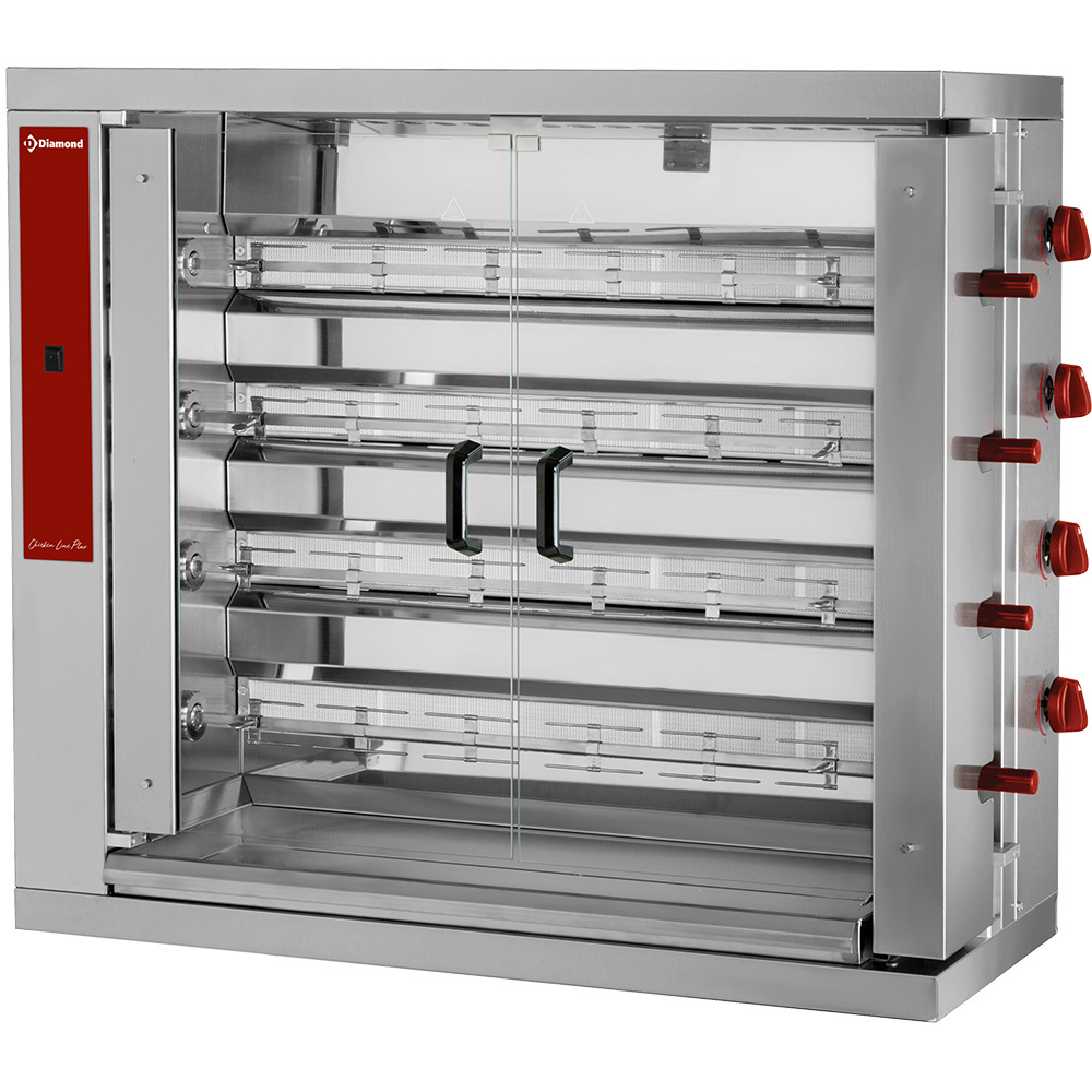 Kippenspit gas, 4 spitten (24 kippen) Kippenspit gas, 4 spitten (24 kippen)