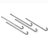 Kit van 12 spitten, lengte 350 mm Kit van 12 spitten, lengte 350 mm