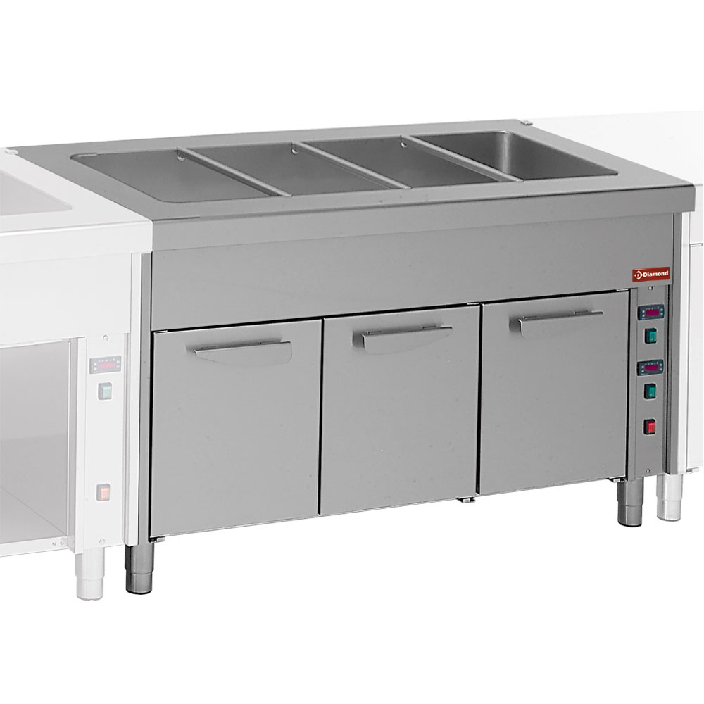 Bain-marie element op warmkast 4x GN 1/1 Bain-marie element op warmkast 4x GN 1/1