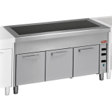 Vitro-keramisch element op warmkast 3x GN 1/1 Vitro-keramisch element op warmkast 3x GN 1/1