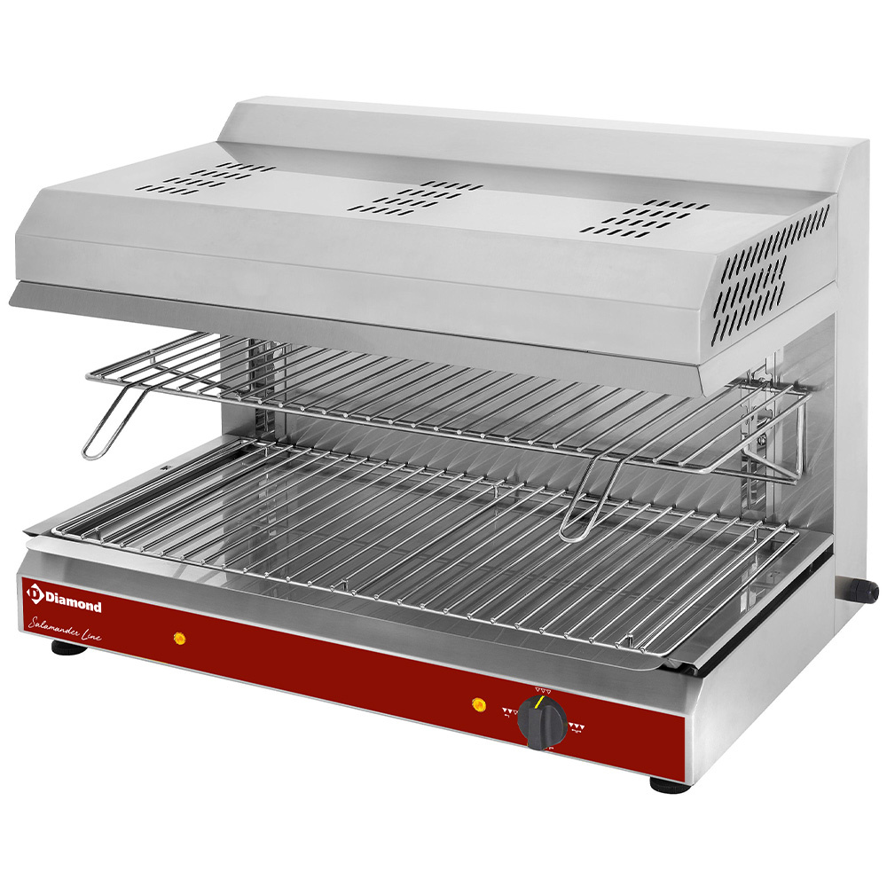 Elektrische salamander, regelbaar 4 verdiepingen Elektrische salamander, regelbaar 4 verdiepingen