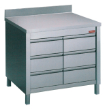 Werktafelkast met 6 laden Werktafelkast met 6 laden