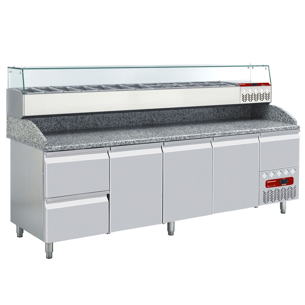 Geheel Koelkast tafel & gekoelde structuur : Geheel Koelkast tafel & gekoelde structuur :